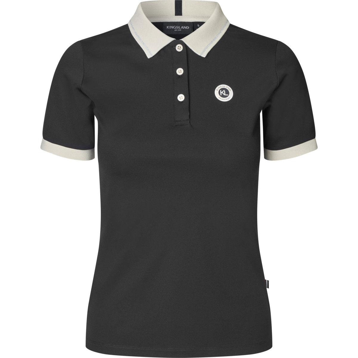 Kingsland Polo Shirt KLLaura Schwarz