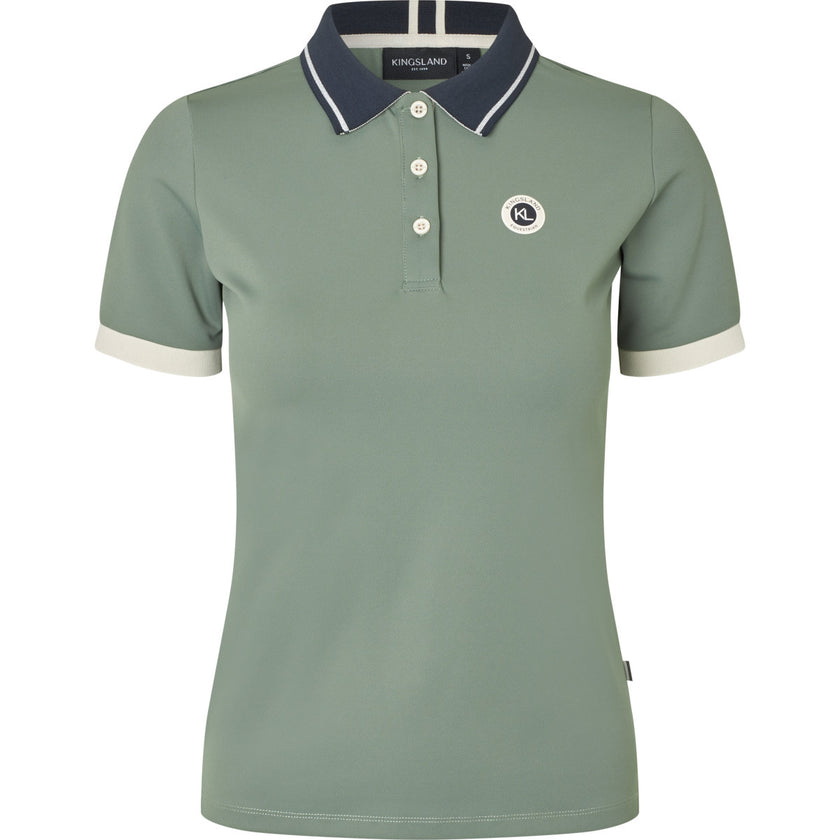 Kingsland Polo Shirt KLLaura Green Agave