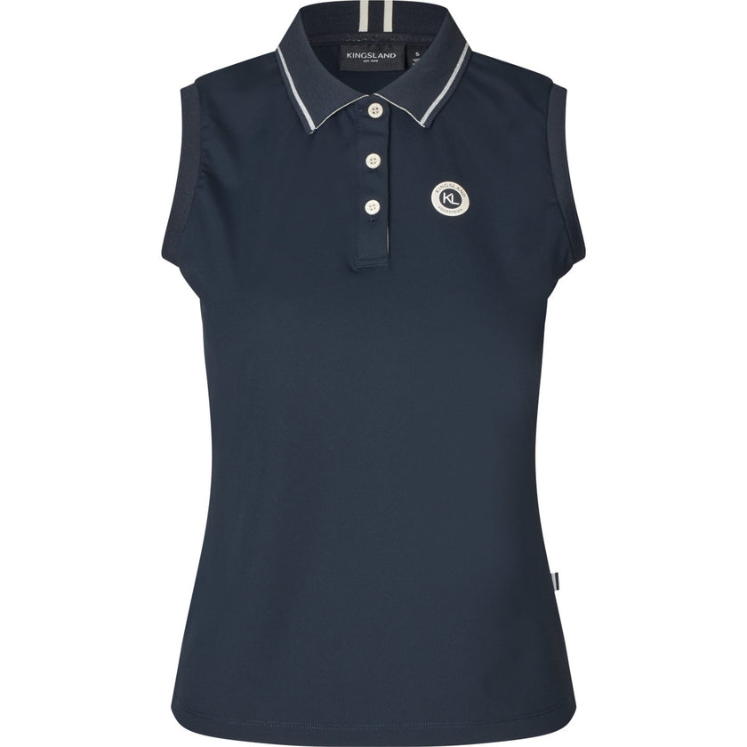 Kingsland Poloshirt KLLaura Ärmellos Navy