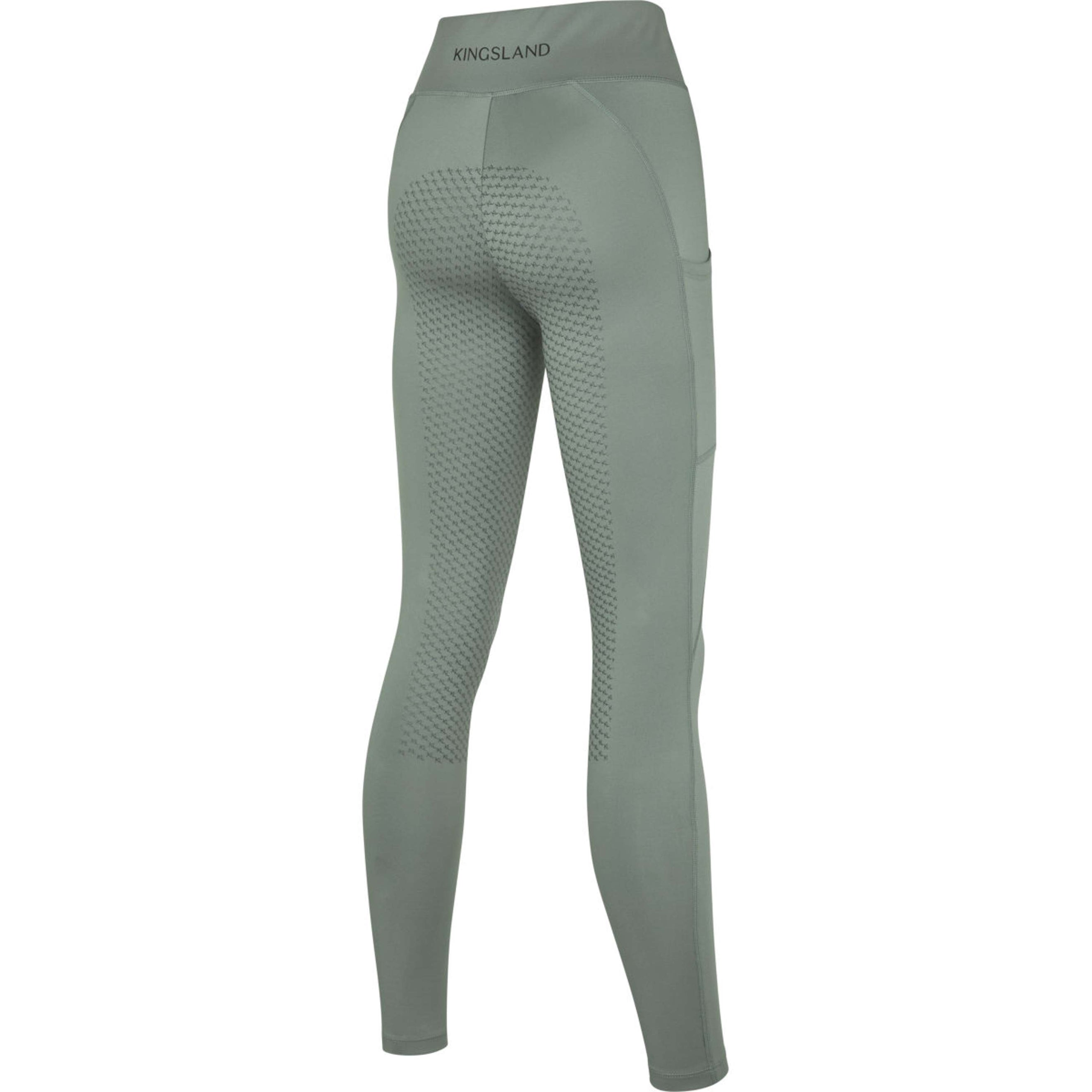 Kingsland Reitleggings KLLorella F-Tec 5 Full Grip Green Agave Kingsland Reitleggings KLLorella F-Tec 5 Full Grip Green Agave