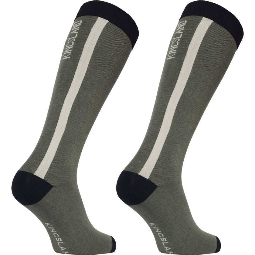 Kingsland Reitsocken KLLaura Coolmax 2 Pack Green Agave