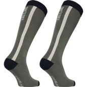 Kingsland Reitsocken KLLaura Coolmax 2 Pack Green Agave