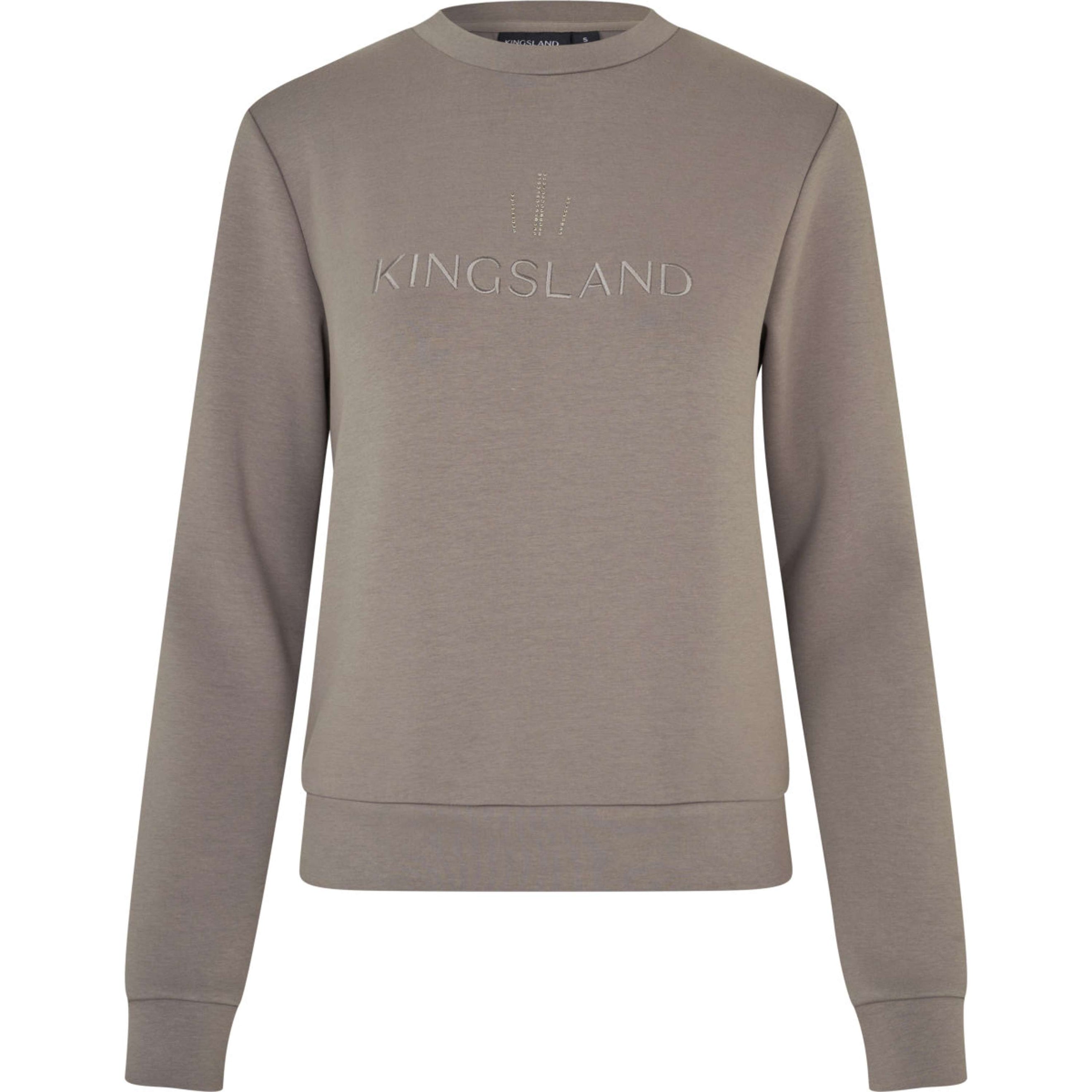 Kingsland Sweatshirt KLLola Brown Iron Kingsland Sweatshirt KLLola Brown Iron