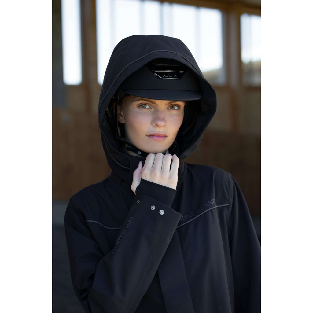 Kingsland Lange Jacke KLLucia Wasserdicht Schwarz