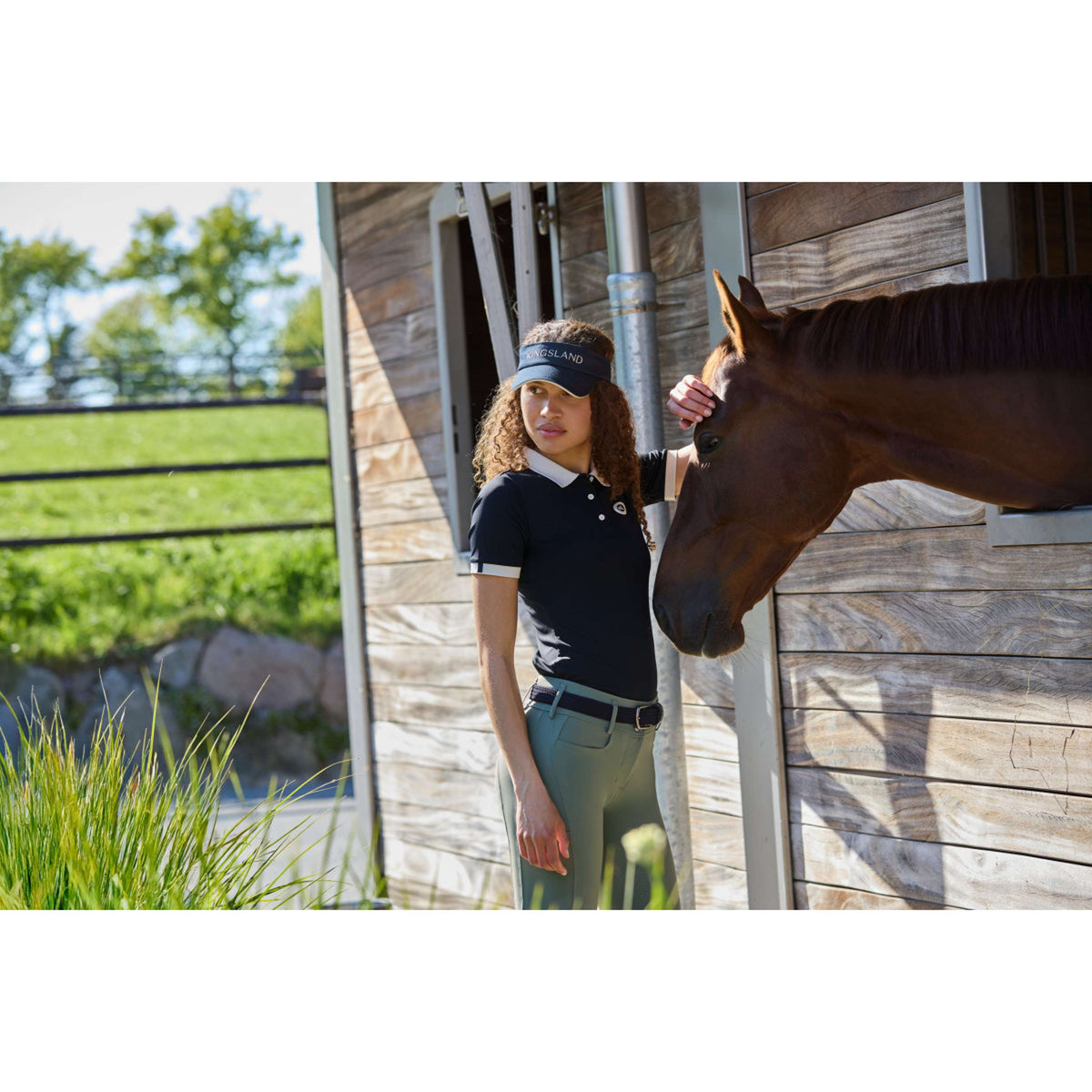 Kingsland Polo Shirt KLLaura Schwarz