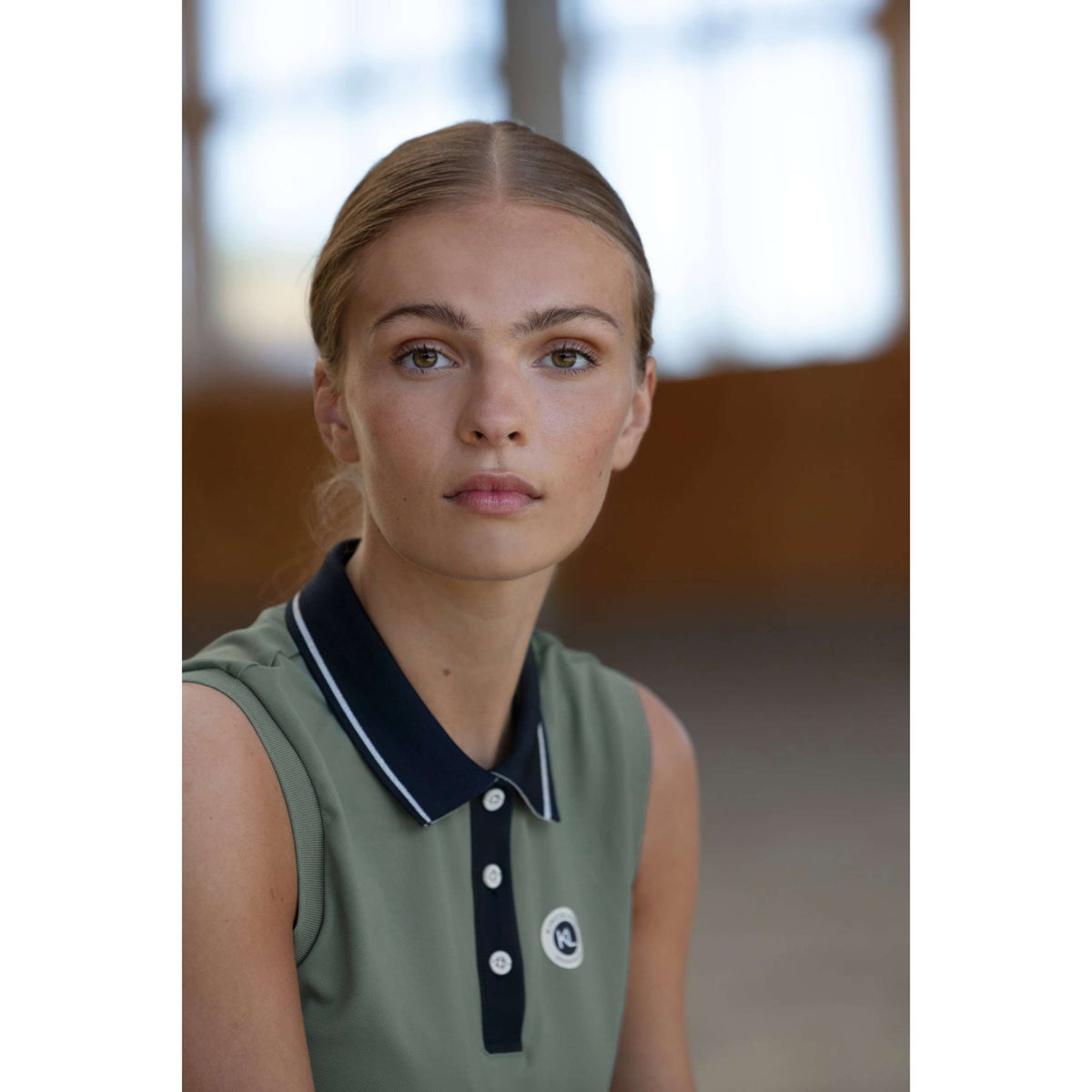Kingsland Poloshirt KLLaura Ärmellos Green Agave