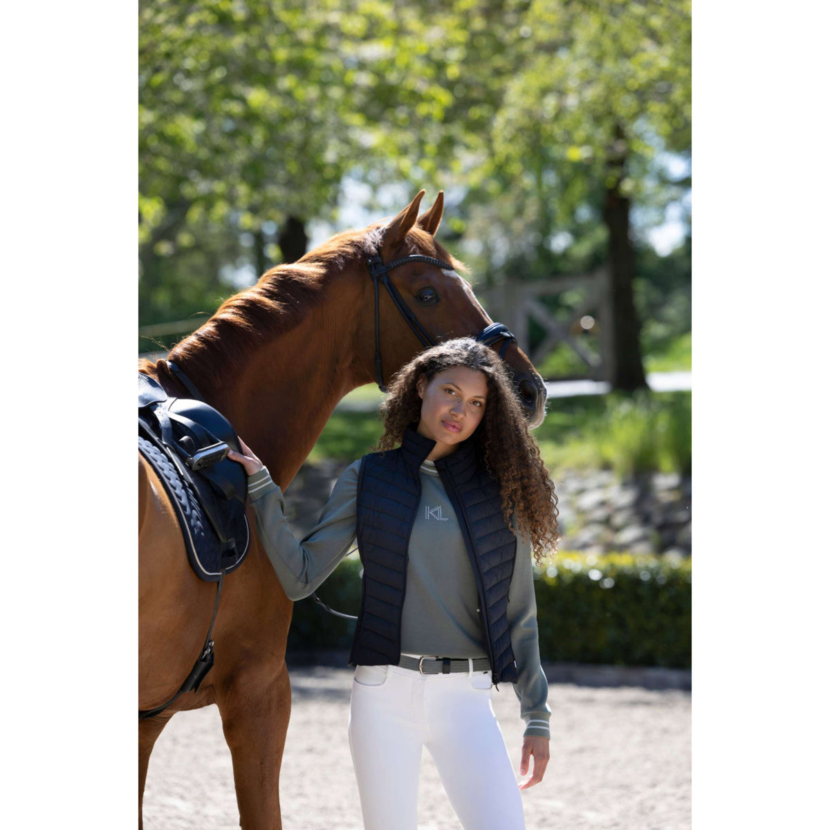 Kingsland Sweatshirt KLLilian Green Agave