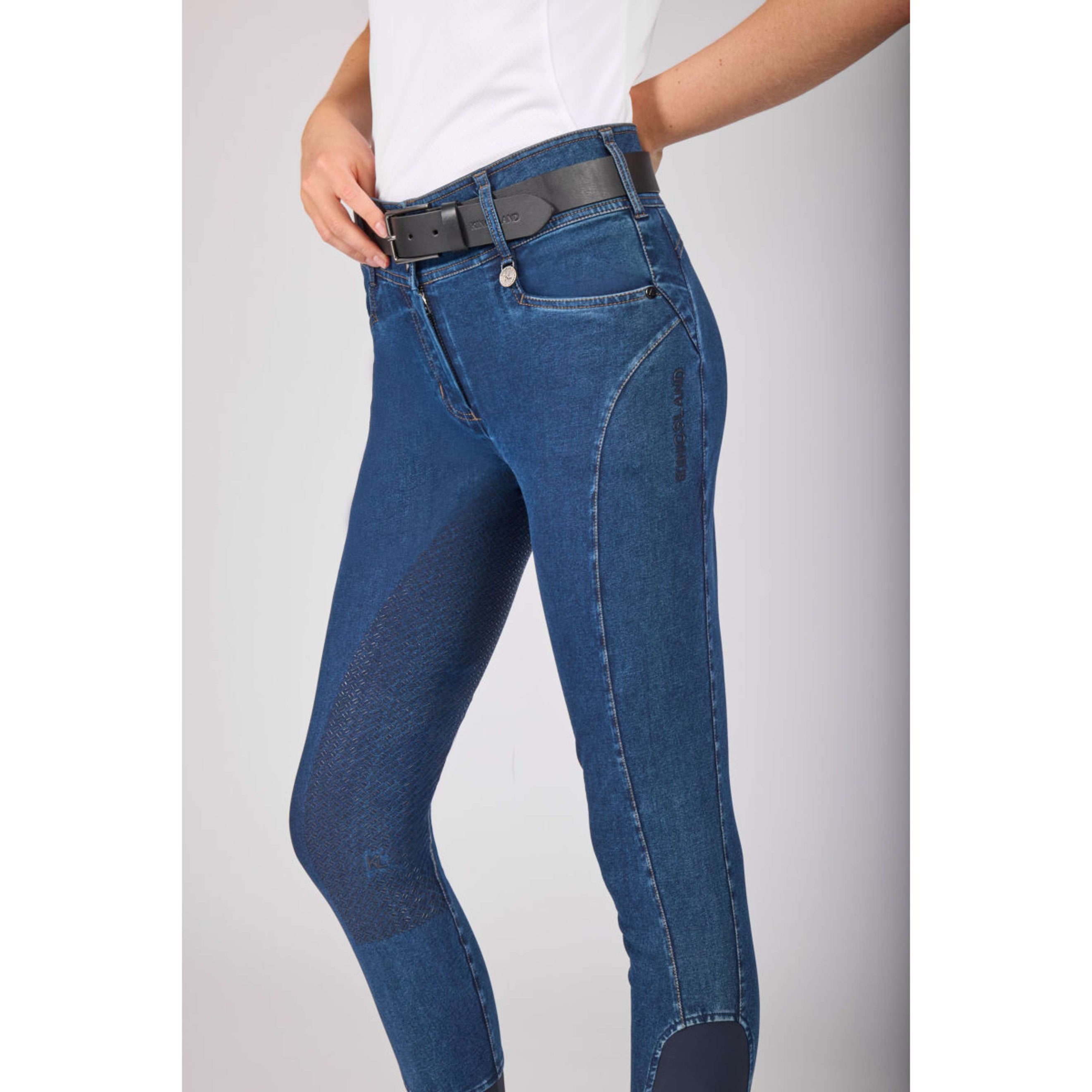 Kingsland Reithose KLKayce Denim Full Grip Navy Kingsland Reithose KLKayce Denim Full Grip Navy