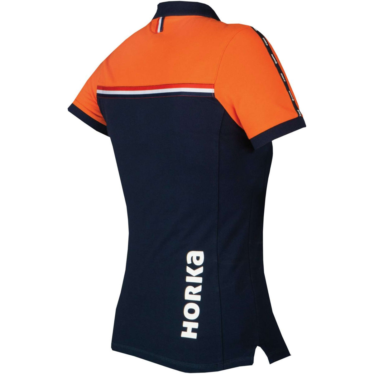 KNHS Poloshirt Fan NL Damen Blau/Orange