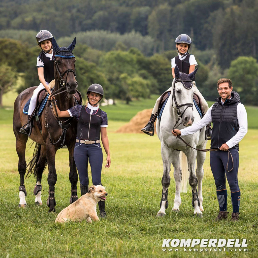 Komperdell Rückenprotector Flexfit Schlank Schwarz/Grau