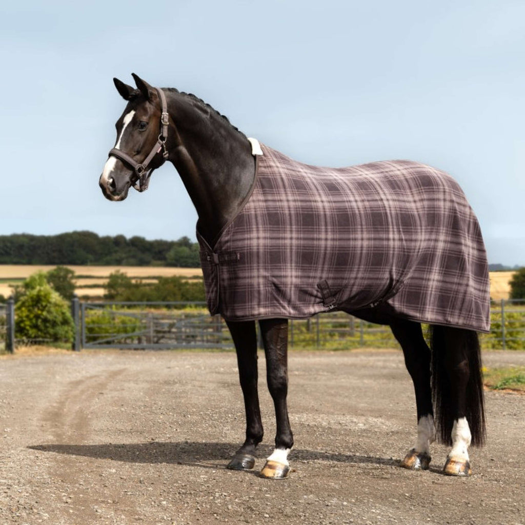 LeMieux Fleecedecke Heritage Check Cocoa