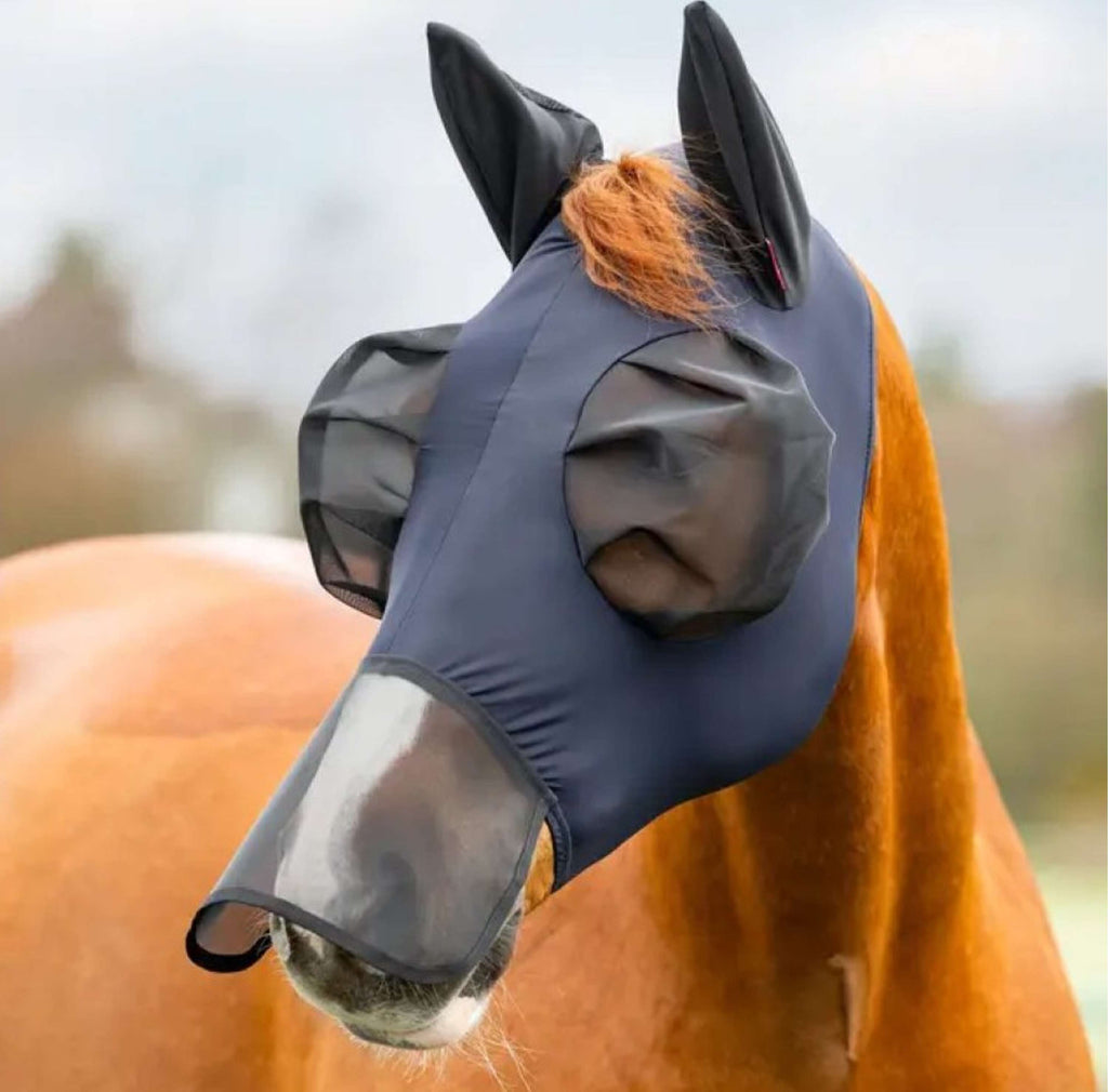 LeMieux Fliegenmaske Bug Relief Mit Nüsternschutz Navy