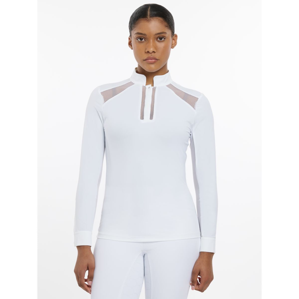 LeMieux Turniershirt Camille Lange Ärmel Weiß