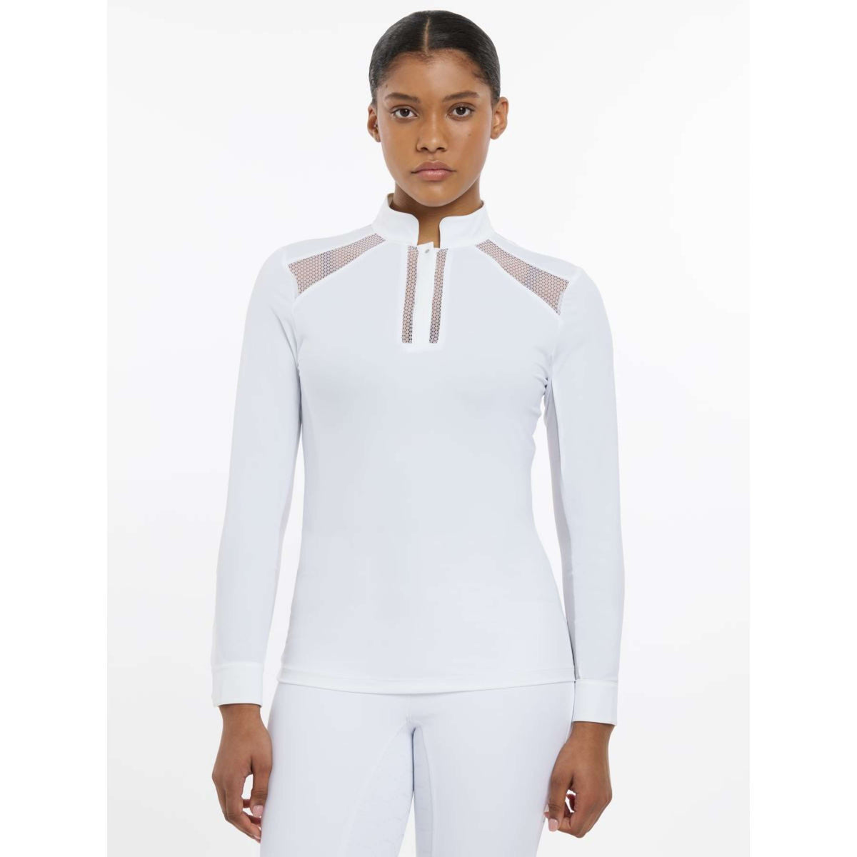 LeMieux Turniershirt Camille Lange Ärmel Weiß