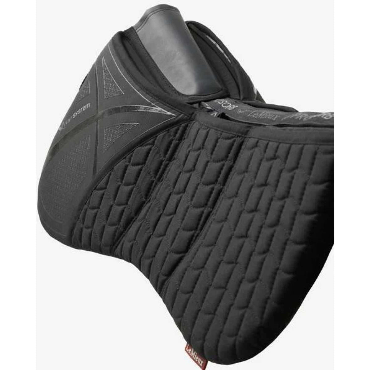 LeMieux Sattelunterleger Prosorb 3 pocket Quilted Schwarz