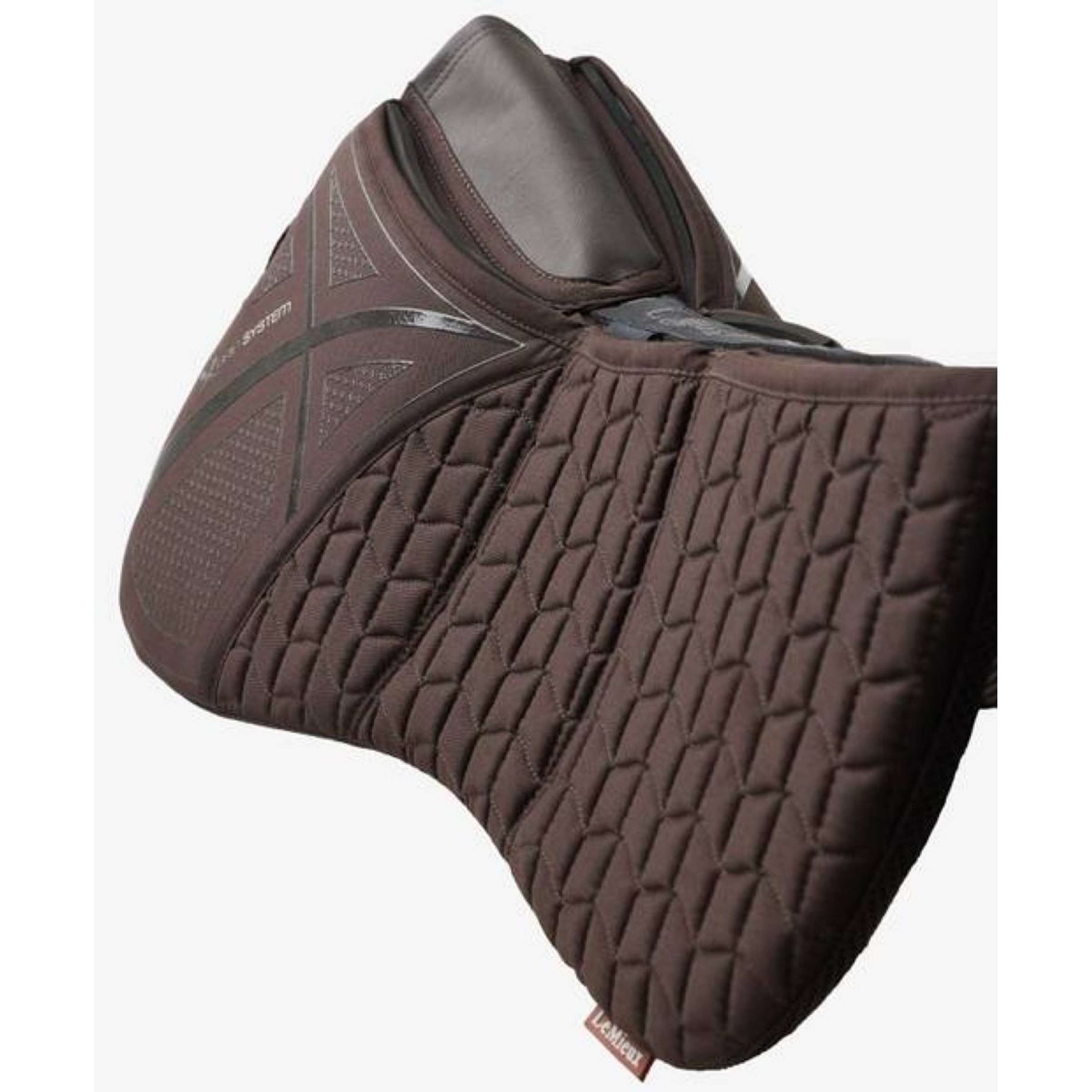 LeMieux Sattelunterleger Prosorb 3 pocket Quilted Braun LeMieux Sattelunterleger Prosorb 3 pocket Quilted Braun