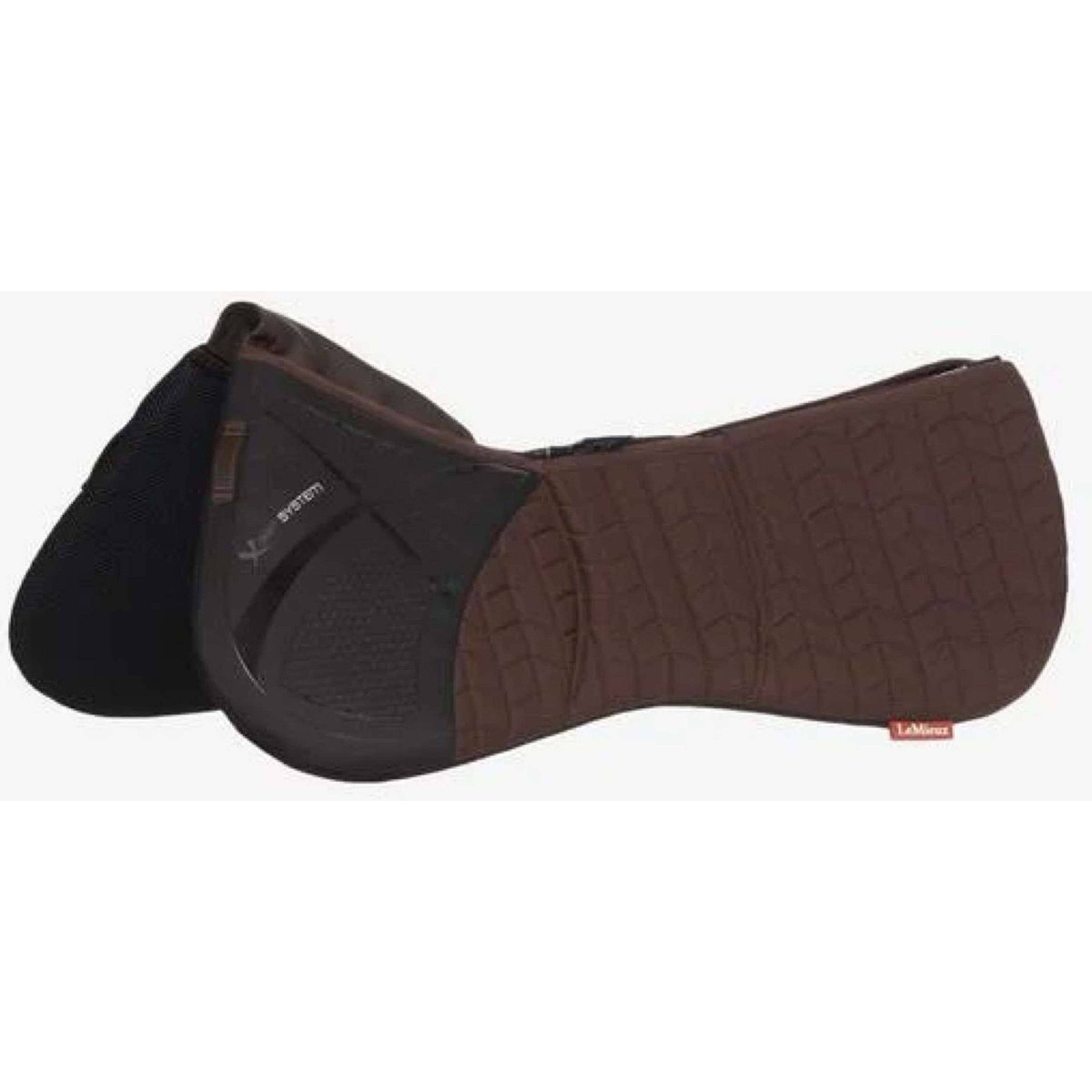 LeMieux Sattelunterleger Prosorb 3 pocket Quilted Braun
