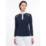 LeMieux Turniershirt Camille Lange Ärmel Navy
