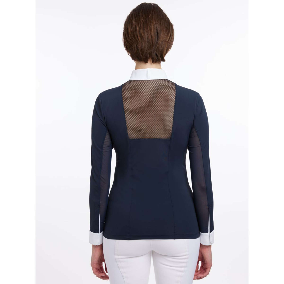 LeMieux Turniershirt Camille Lange Ärmel Navy