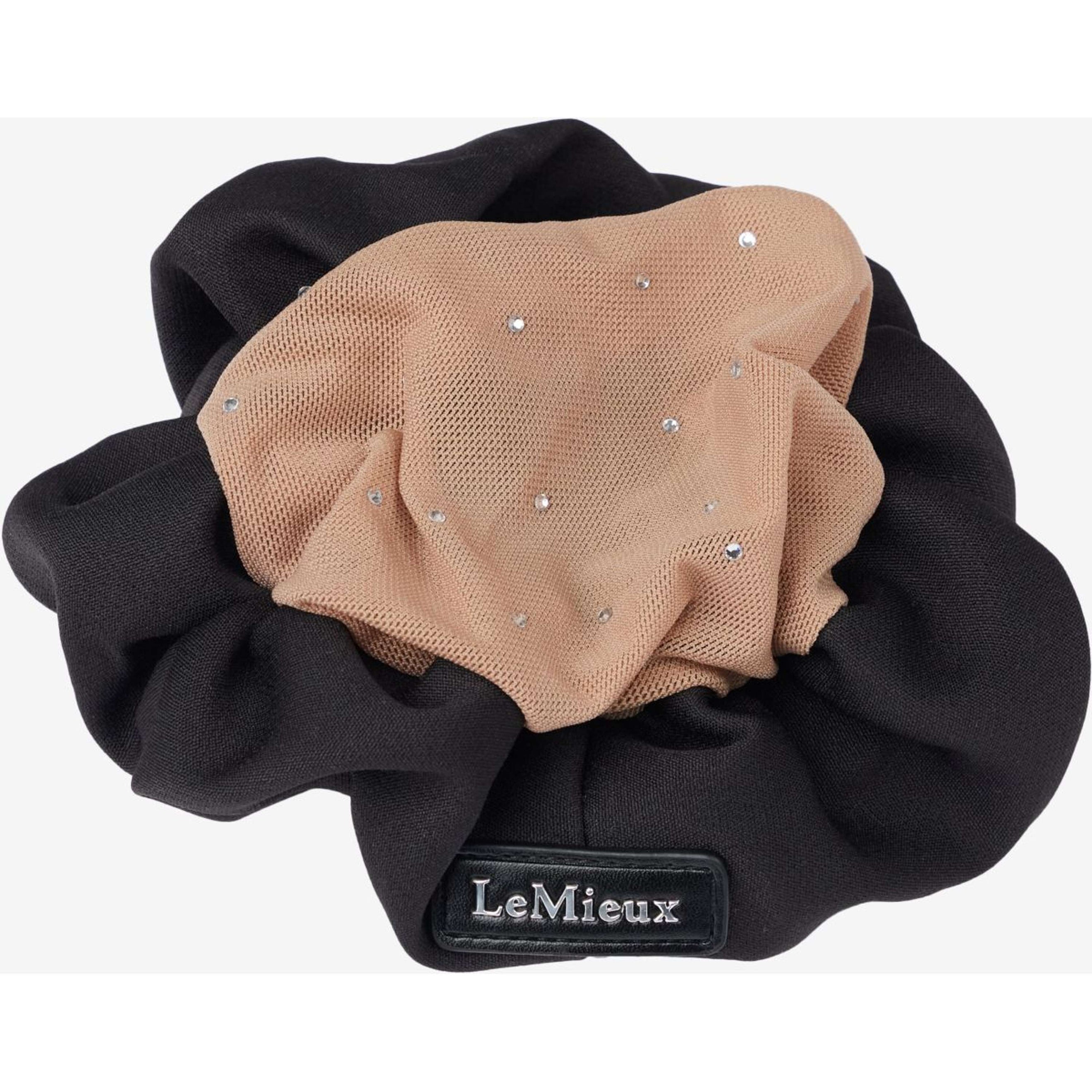 Haarnetz Scrunchie Schwarz/Blond Haarnetz Scrunchie Schwarz/Blond