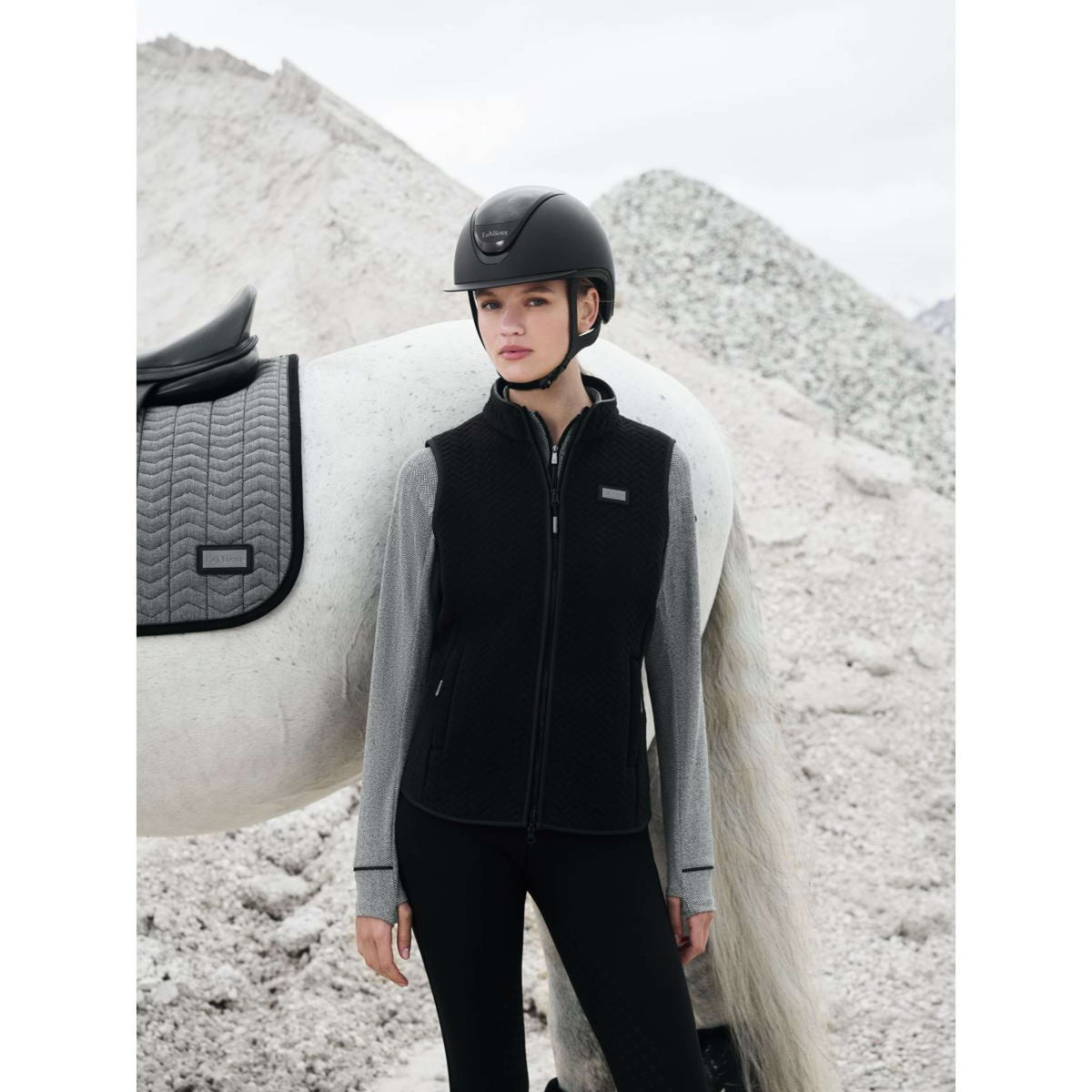 LeMieux Weste Aspen Fleece Schwarz