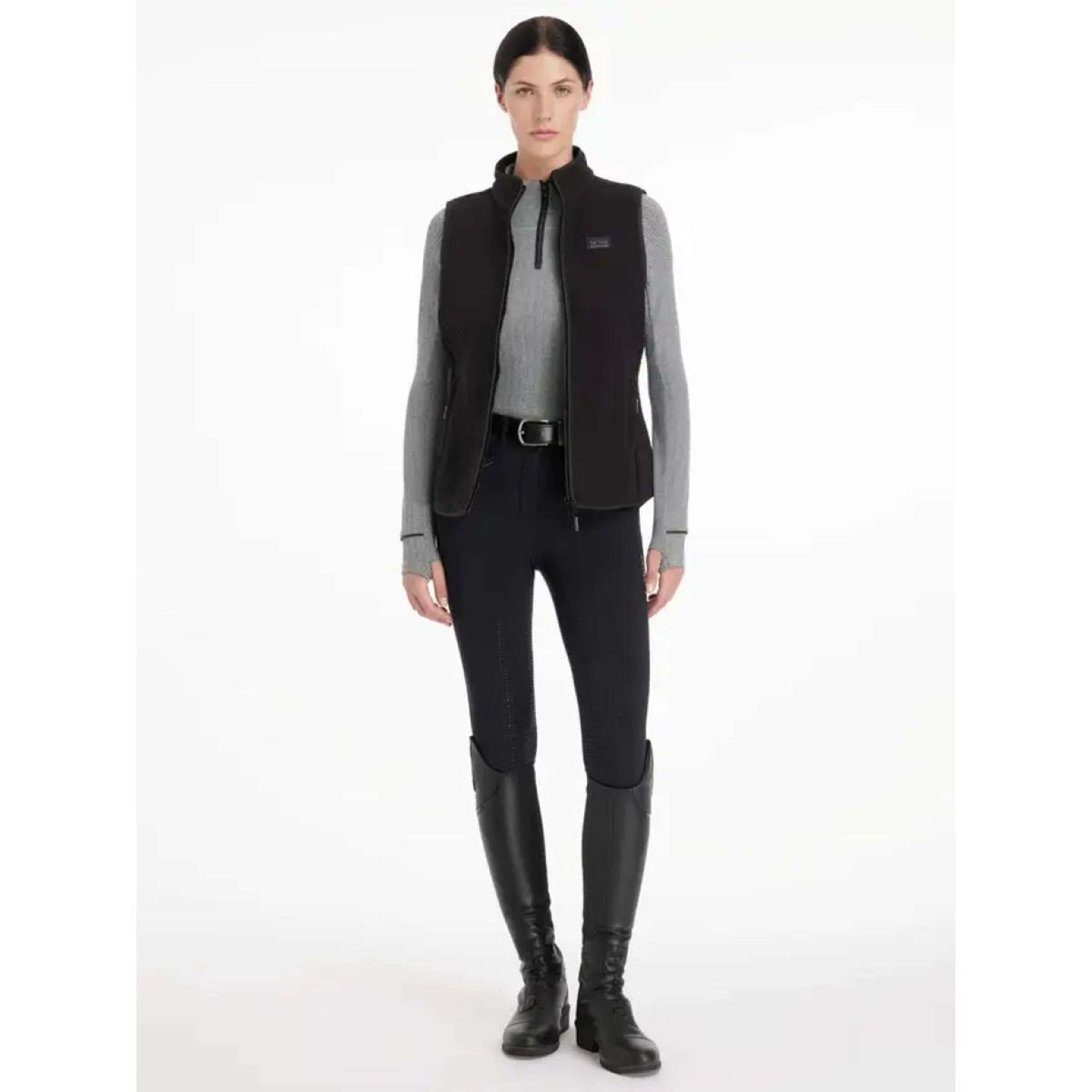 LeMieux Weste Aspen Fleece Schwarz