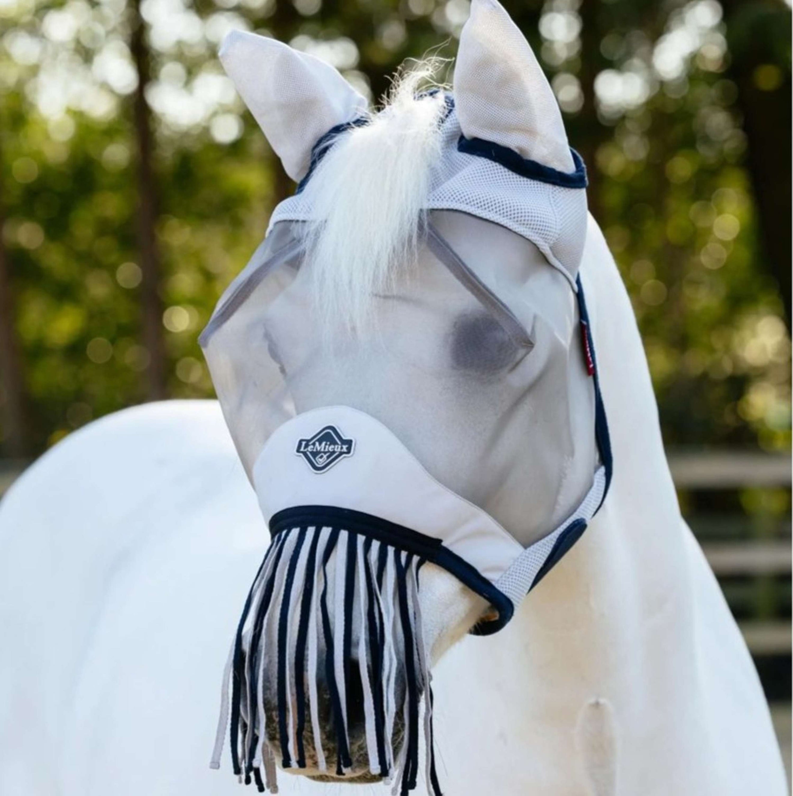 LeMieux Fliegenmaske Fringe Navy LeMieux Fliegenmaske Fringe Navy