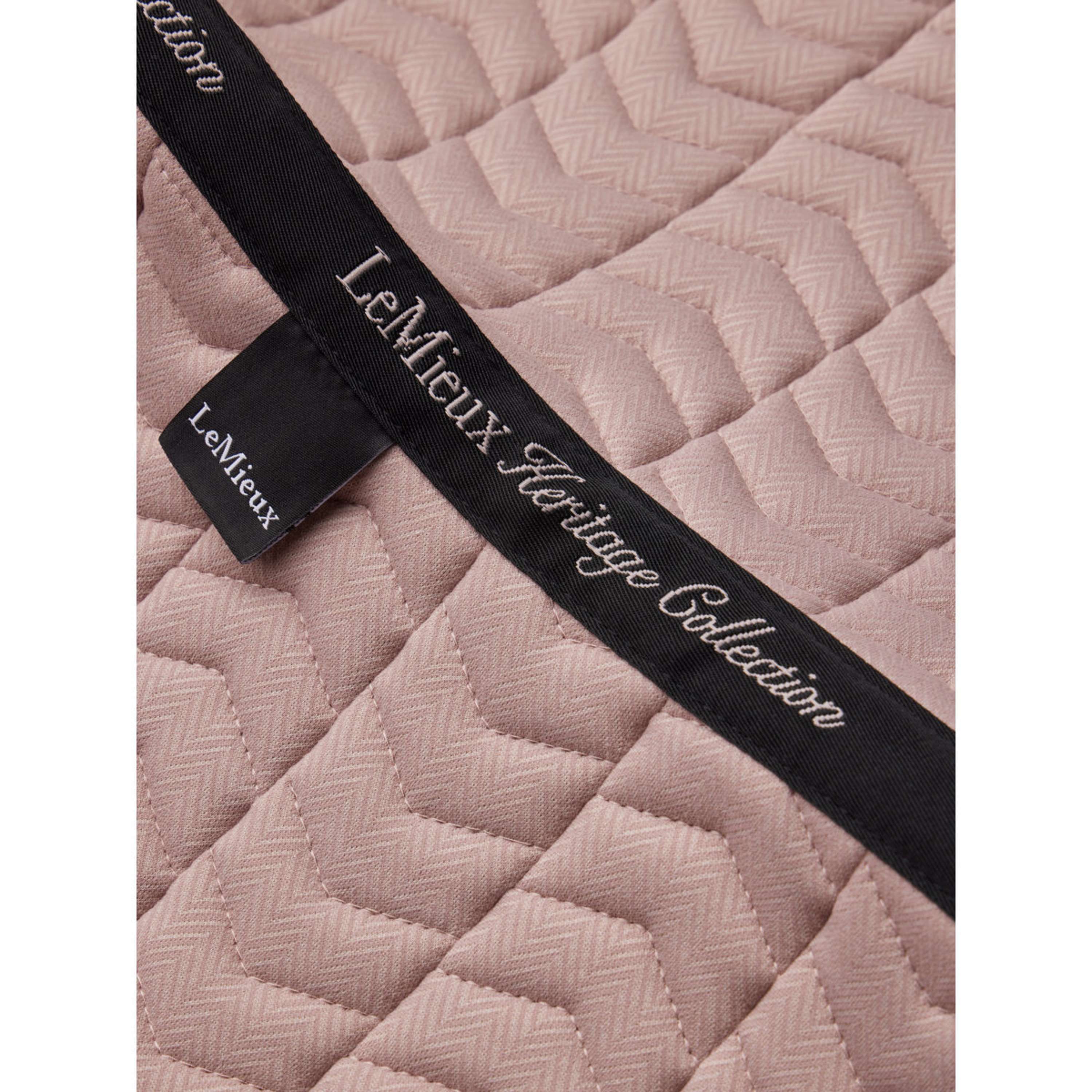 LeMieux Schabracke Heritage Herringbone Square Dressur Wild Rose