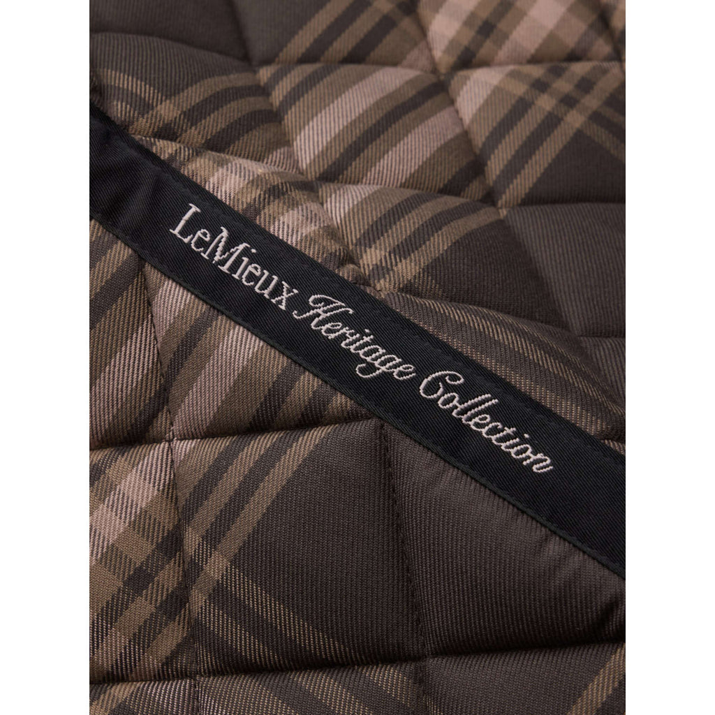 LeMieux Schabracke Heritage Check Square Dressur Cocoa