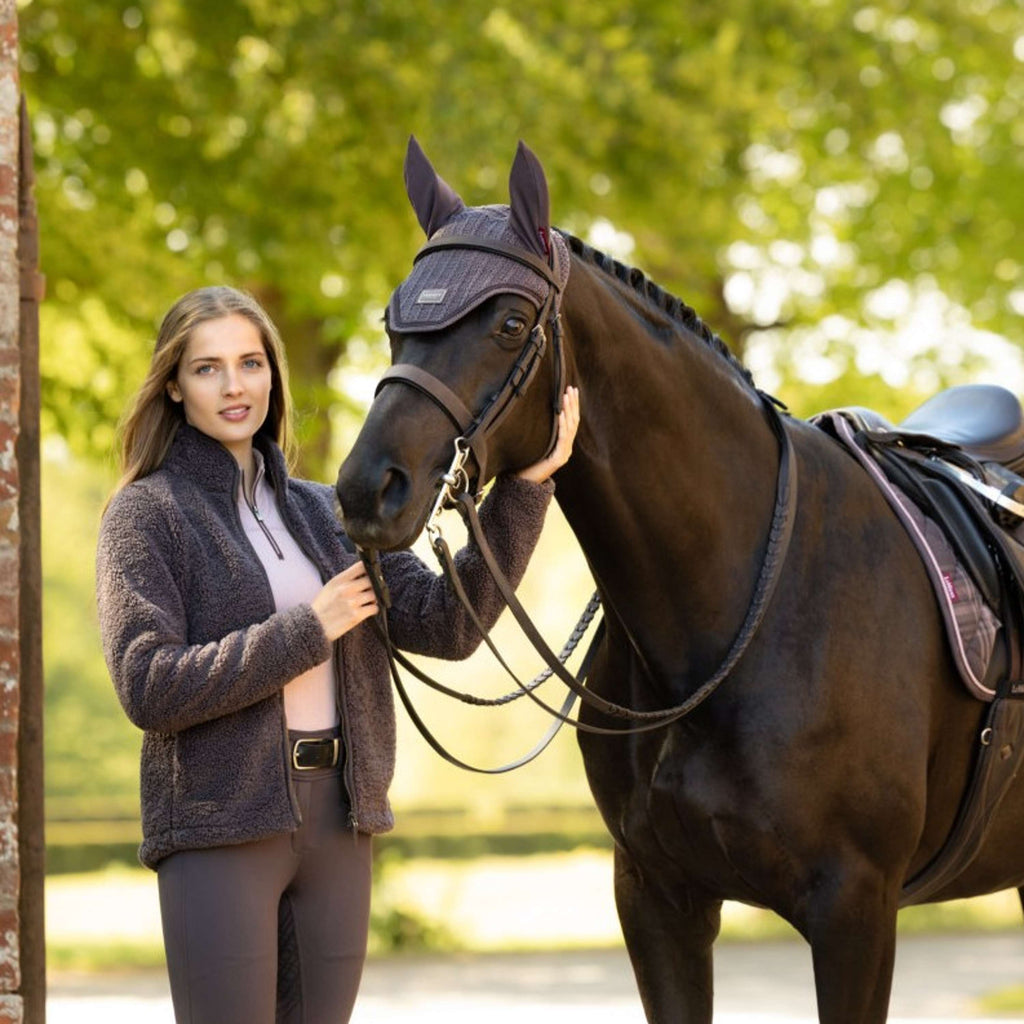 LeMieux Jacke Heritage Borg Zip Through Cocoa