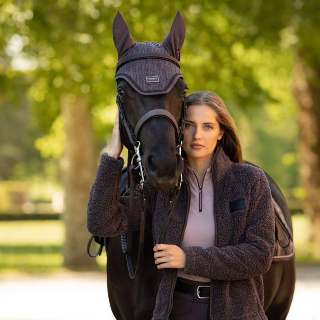 LeMieux Jacke Heritage Borg Zip Through Cocoa