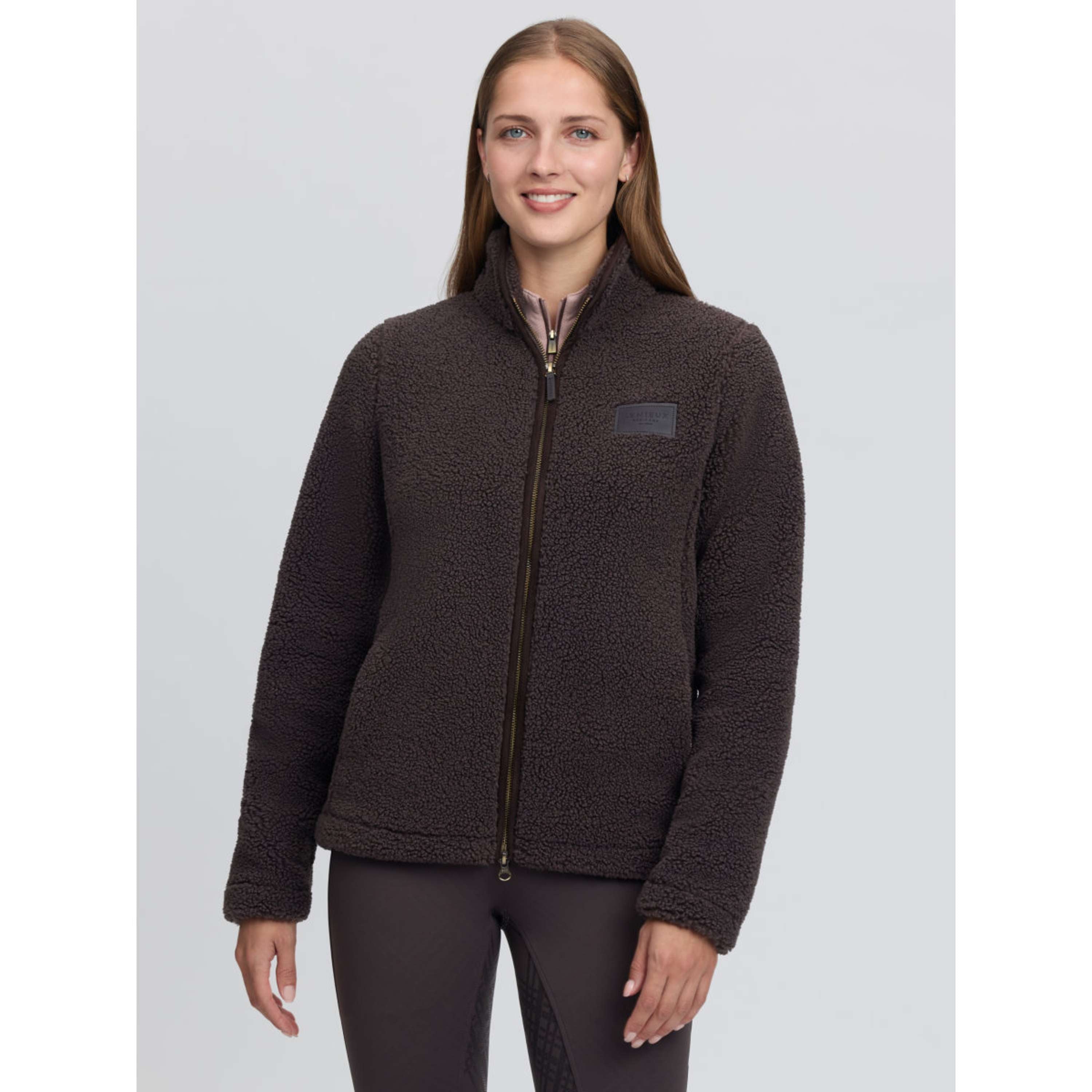 LeMieux Jacke Heritage Borg Zip Through Cocoa