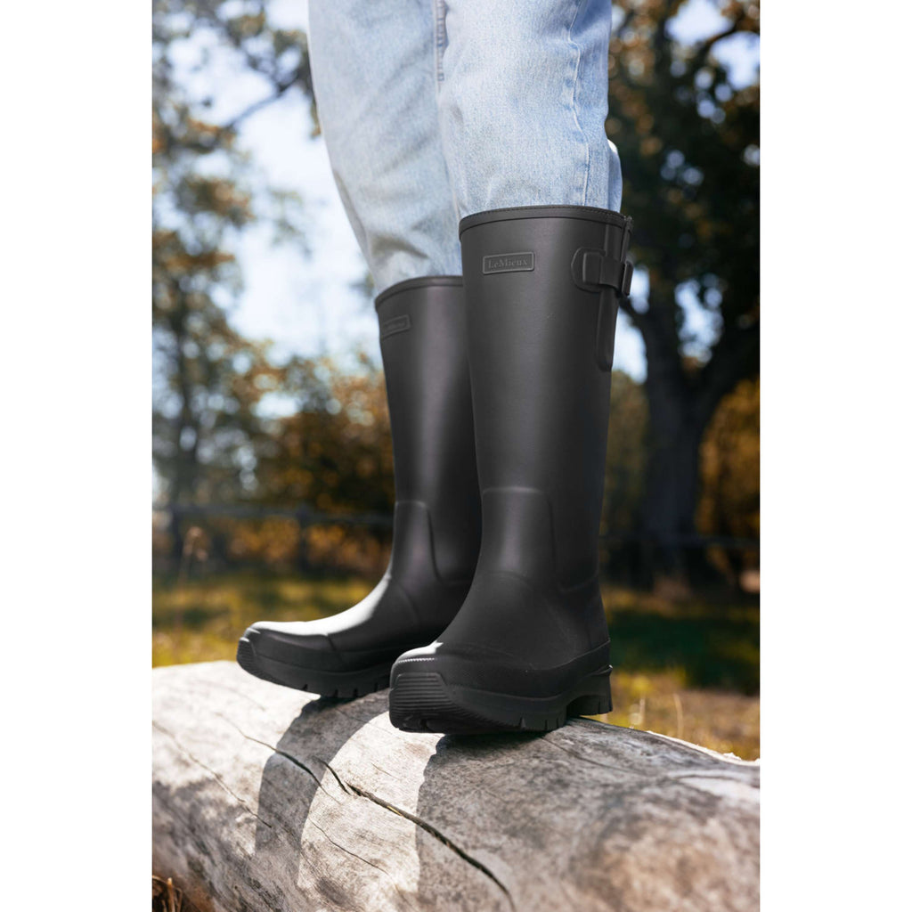 LeMieux Outdoorstiefel Bramshaw Wellington Herren Schwarz