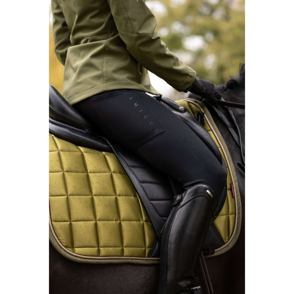 LeMieux Reithose Stormwear Kniegriff Schwarz