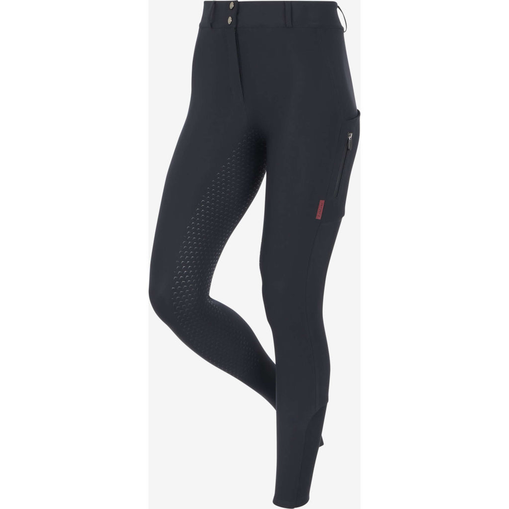 LeMieux Reithose Stormwear Kniegriff Schwarz