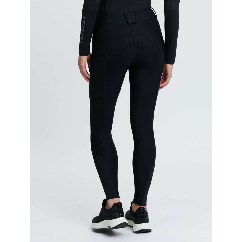 LeMieux Reithose Stormwear Kniegriff Schwarz