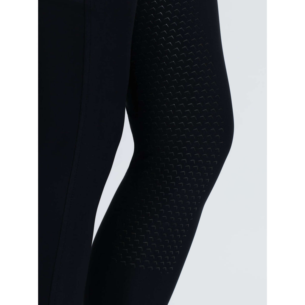 LeMieux Reithose Stormwear Kniegriff Schwarz