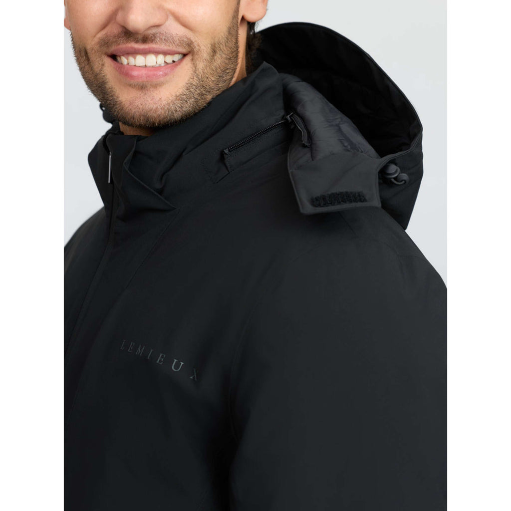 LeMieux Lange Jacke Waterproof Training Herren Schwarz