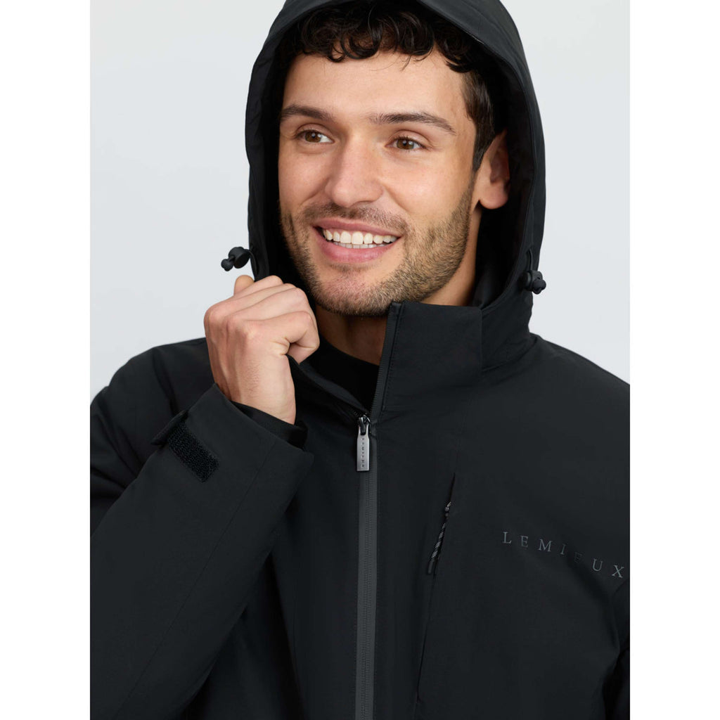 LeMieux Lange Jacke Waterproof Training Herren Schwarz