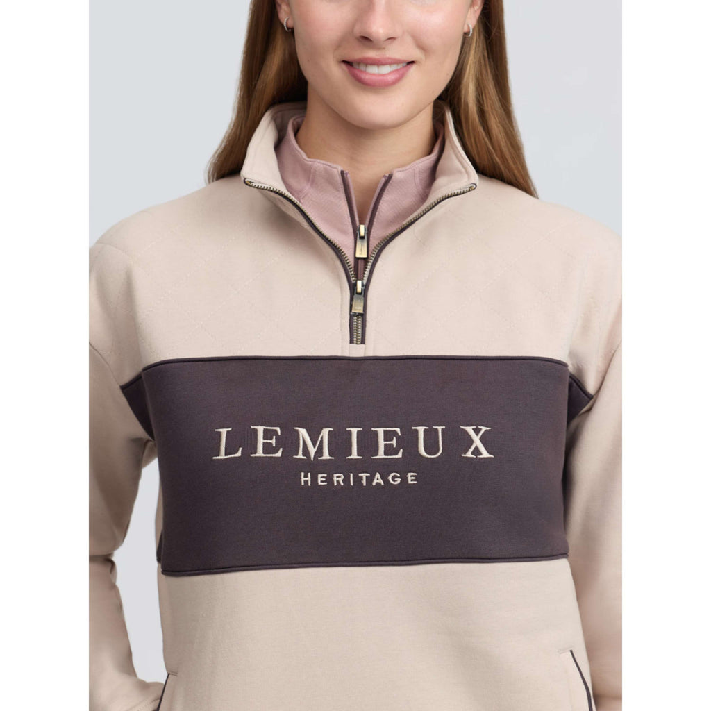 LeMieux Pullover Heritage Quarter Zip Stein