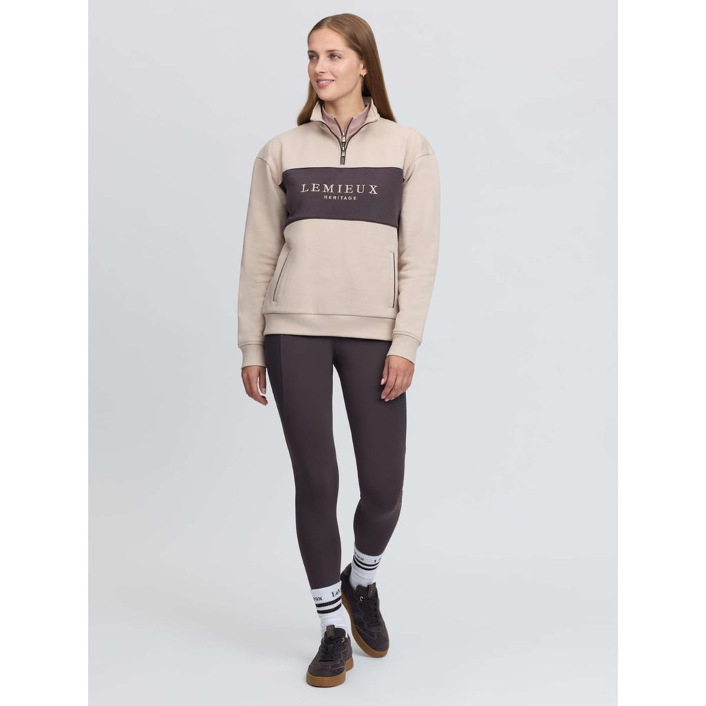 LeMieux Pullover Heritage Quarter Zip Stein