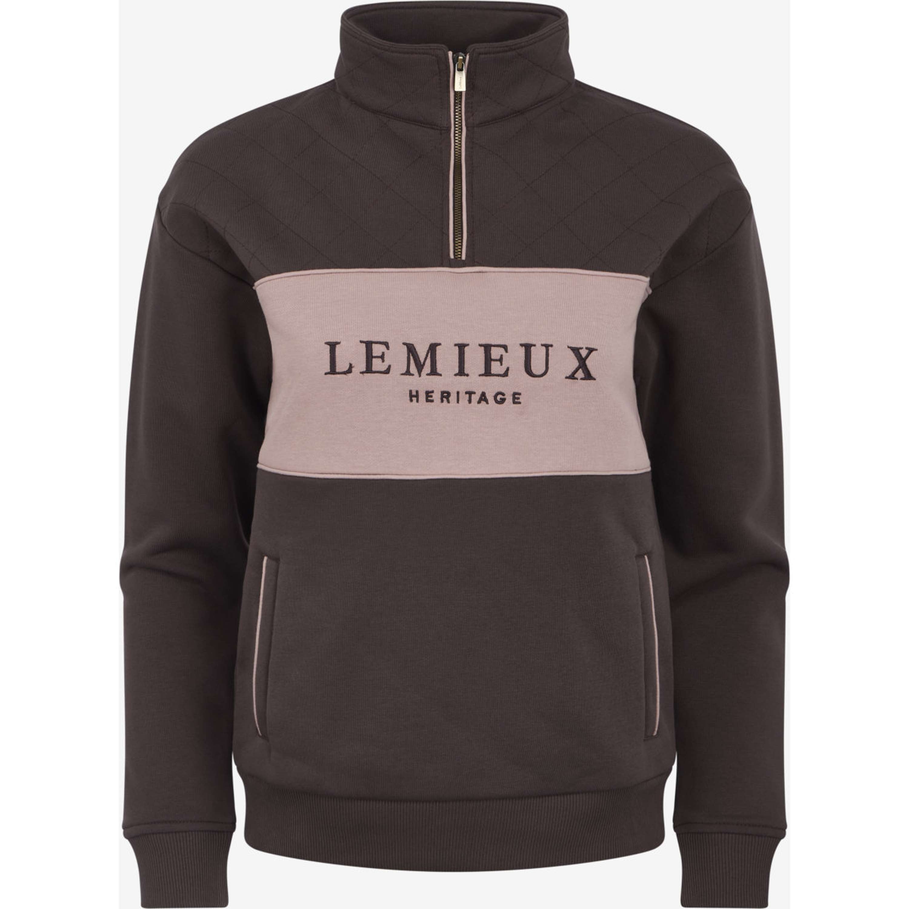 LeMieux Pullover Heritage Quarter Zip Cocoa