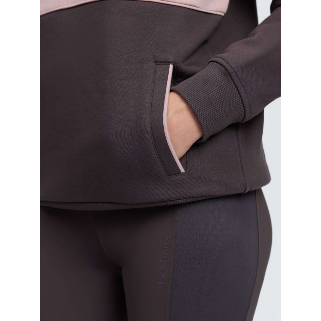 LeMieux Pullover Heritage Quarter Zip Cocoa