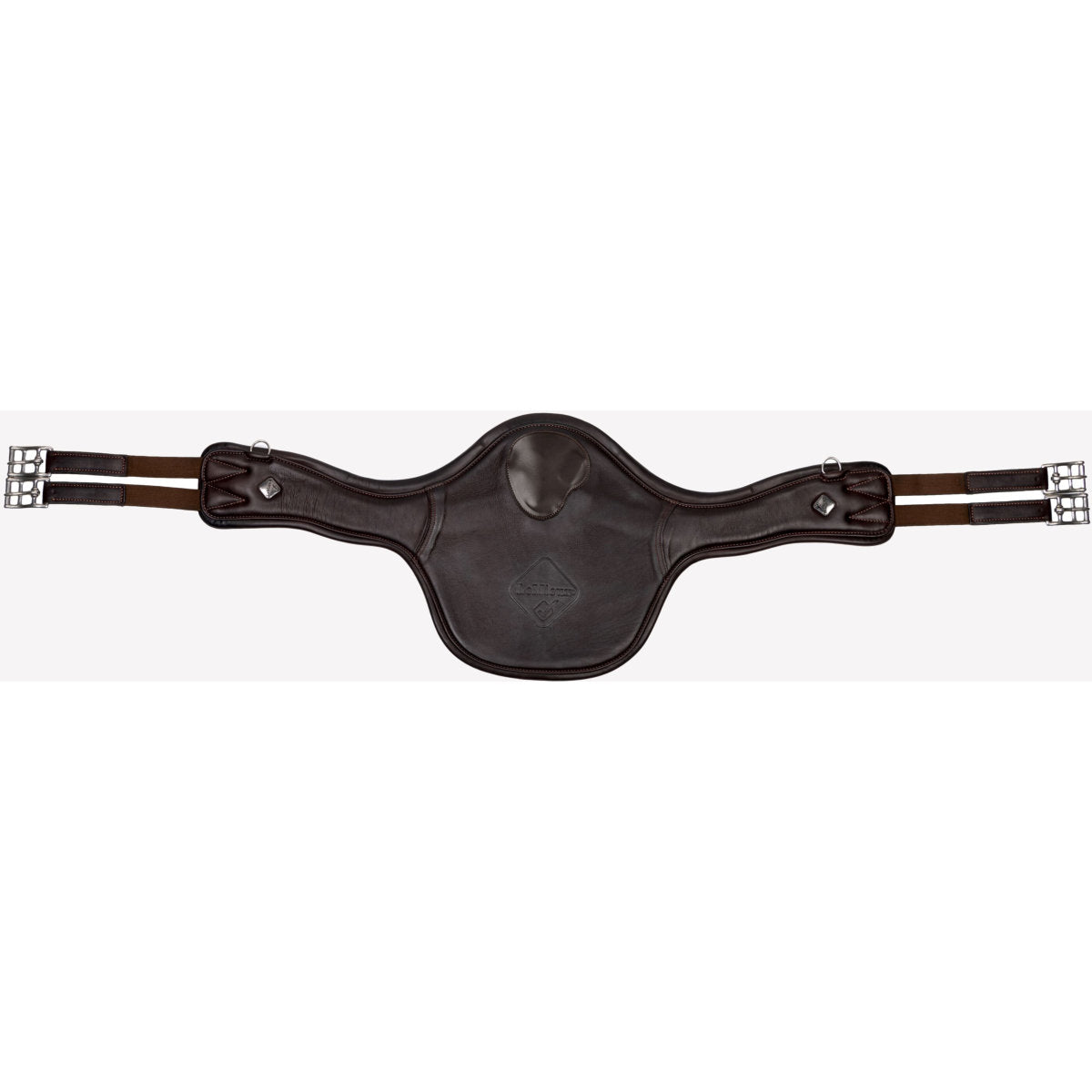LeMieux Spring Sattelgurt Magnet Anatomisch lang Braun