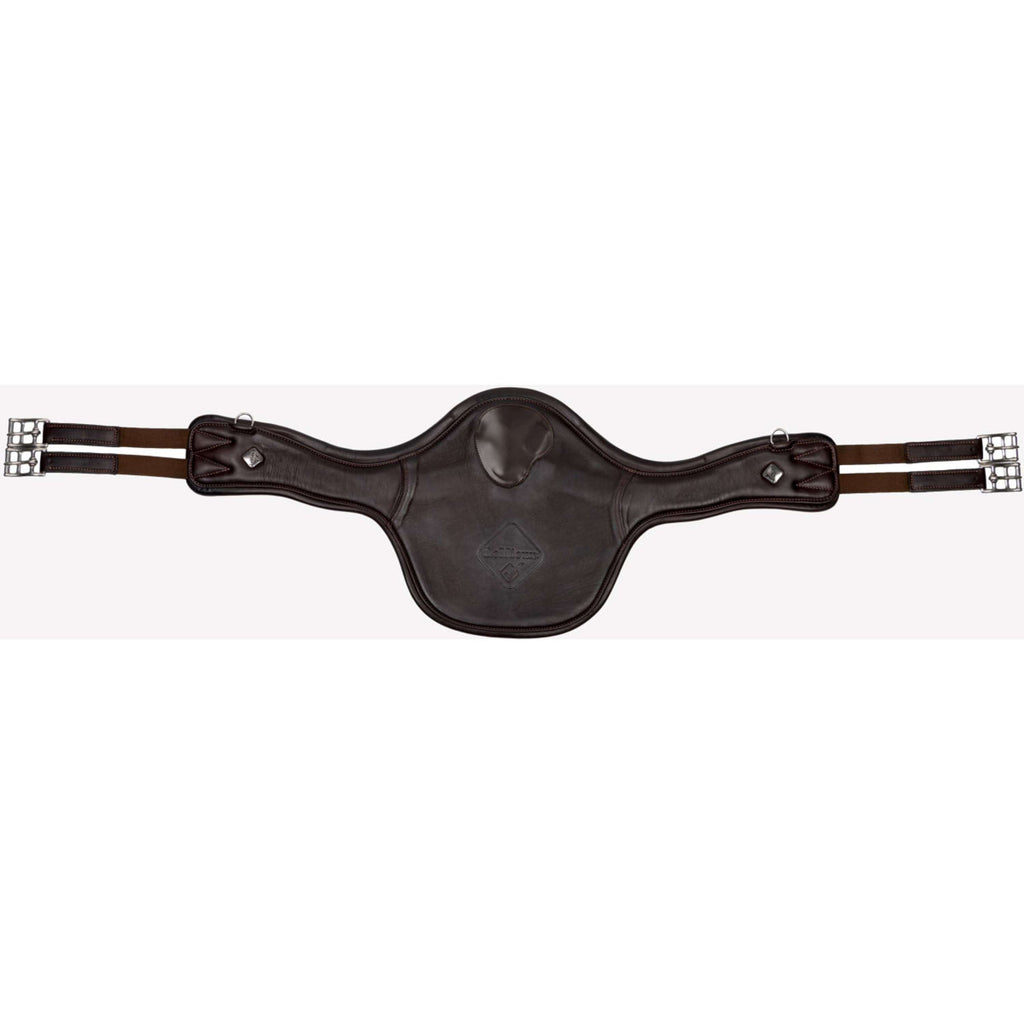 LeMieux Spring Sattelgurt Magnet Anatomisch lang Braun
