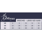 LeMieux Reithose DryTex Waterproof Navy