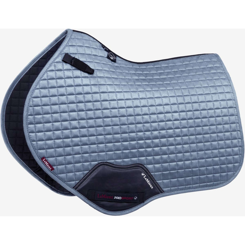 LeMieux Schabracke Suede Square Close Contact Ice Blue