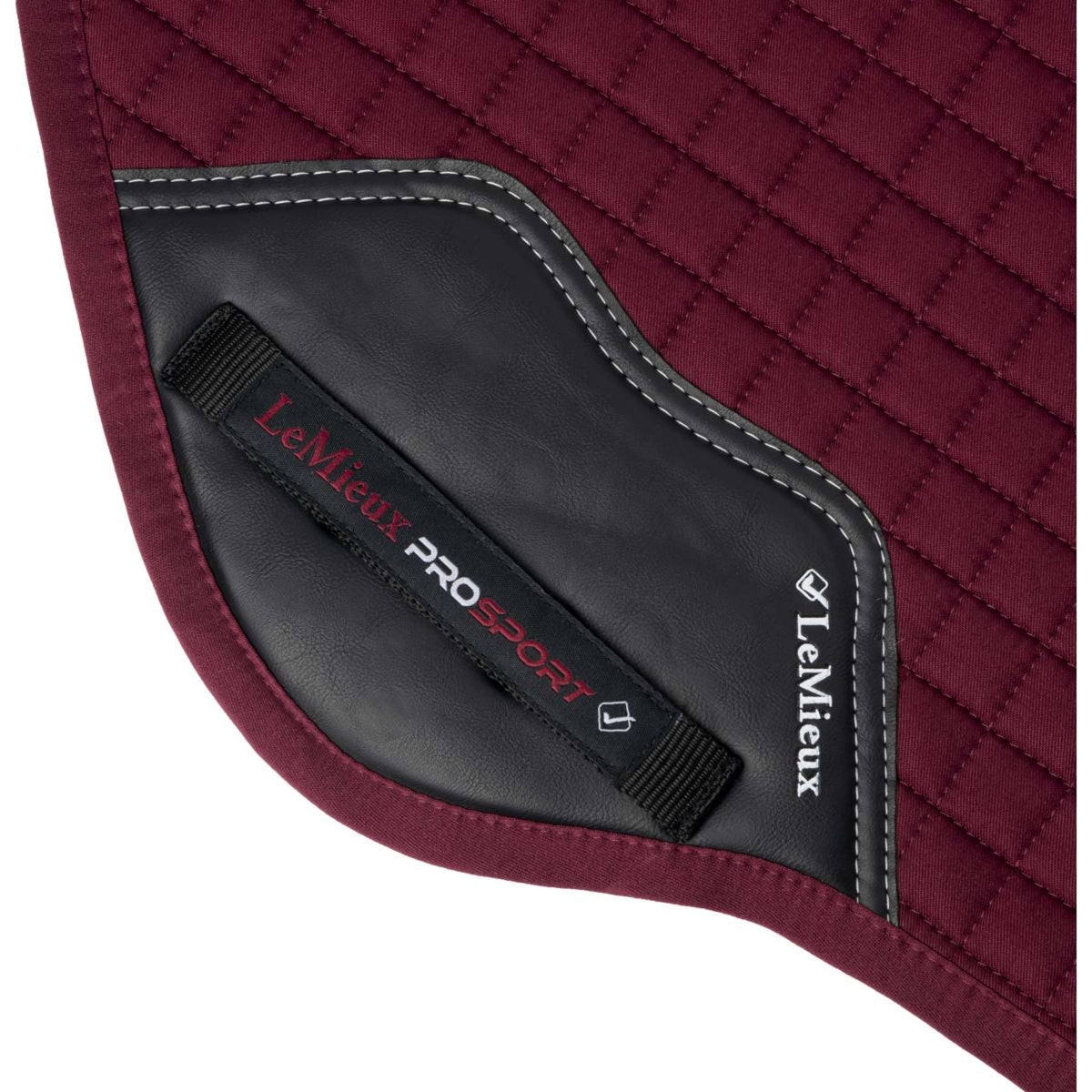 LeMieux Schabracke Cotton Square Close Contact Burgunderrot