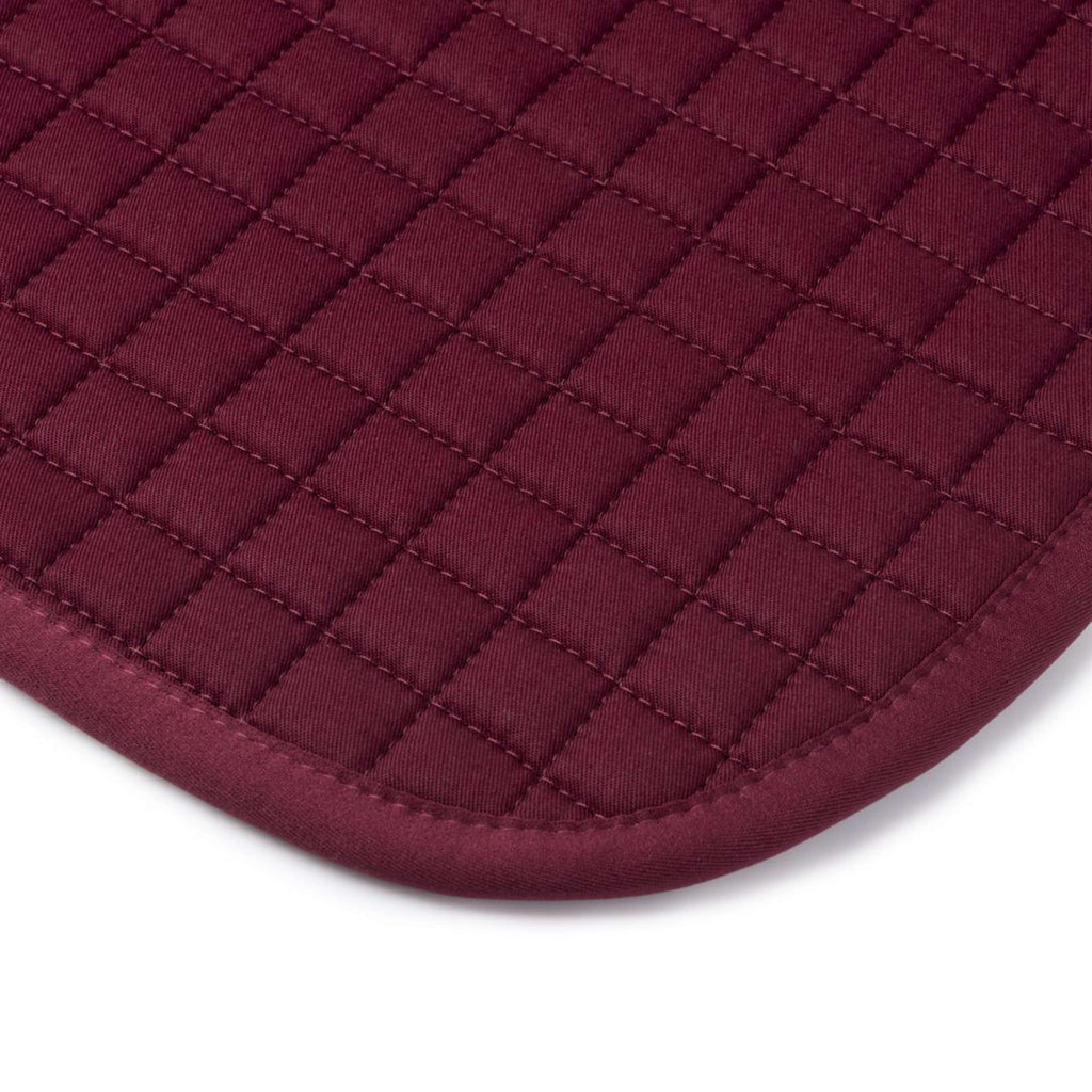 LeMieux Schabracke Cotton Square Close Contact Burgunderrot