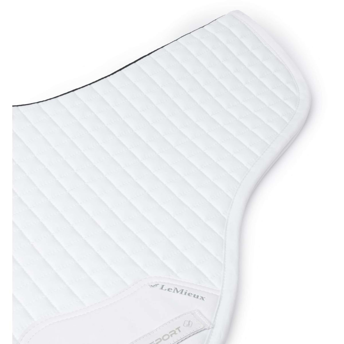 LeMieux Schabracke Cotton Half Square Close Contact Weiß